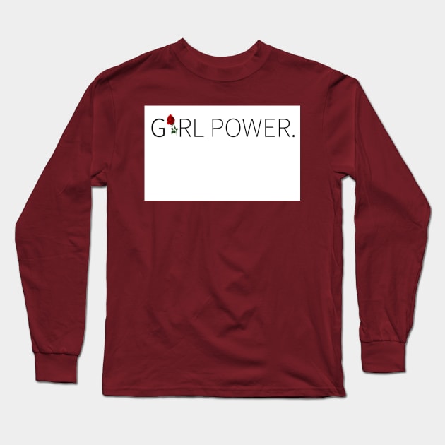 GIRL POWER TEE 2018, feminist t-shirt Long Sleeve T-Shirt by thenanabrand